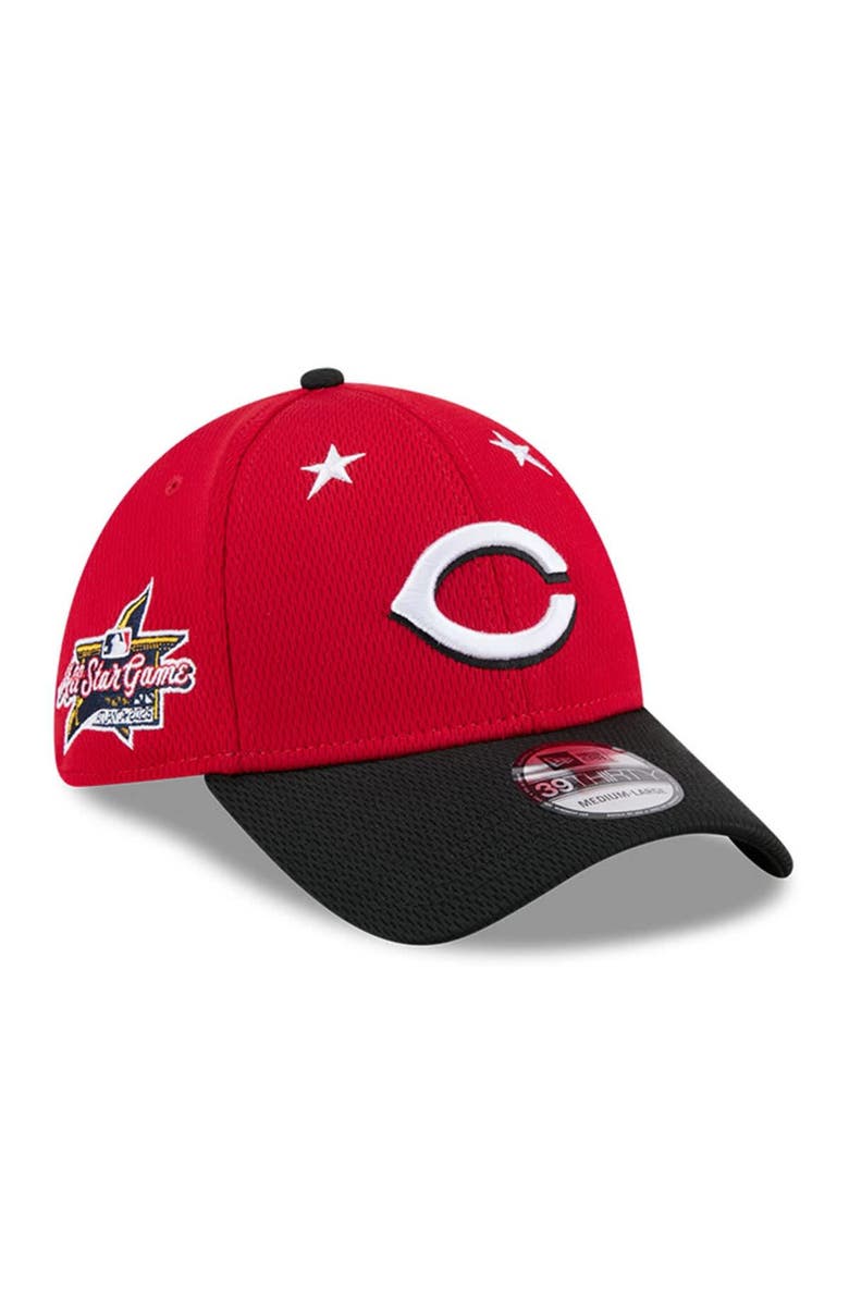 New Era Men's New Era Red/Black  Cincinnati Reds 2025 MLB All-Star Game 39THIRTY Flex Hat, Main, color, 