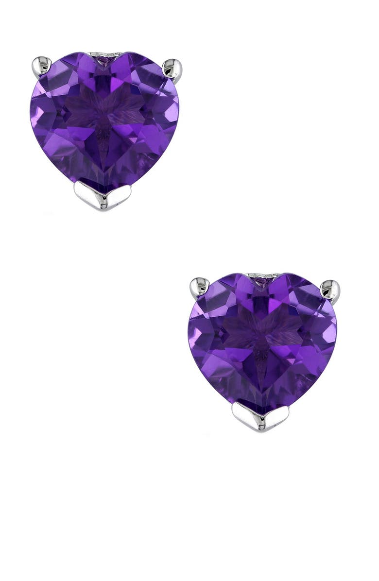 DELMAR Sterling Silver Brazilian Amethyst Earrings, Main, color, 