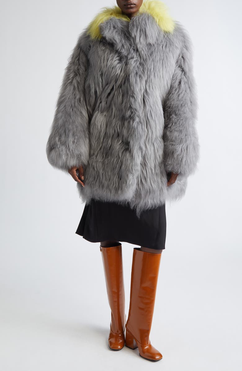 Marni Shearling Coat, Alternate, color, Ron13 Atmosphere