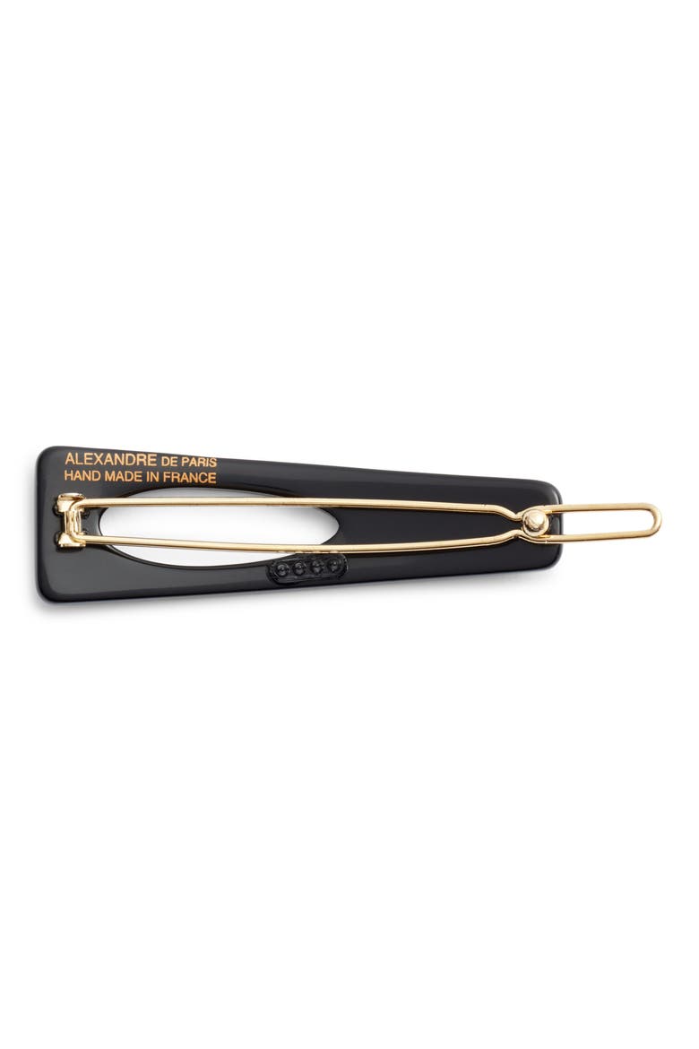 Side Barrette, Alternate, color, BLACK