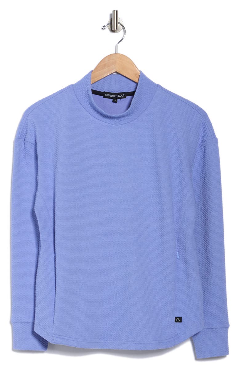 Swannies Paige Mock Neck Knit Top, Alternate, color, Iris