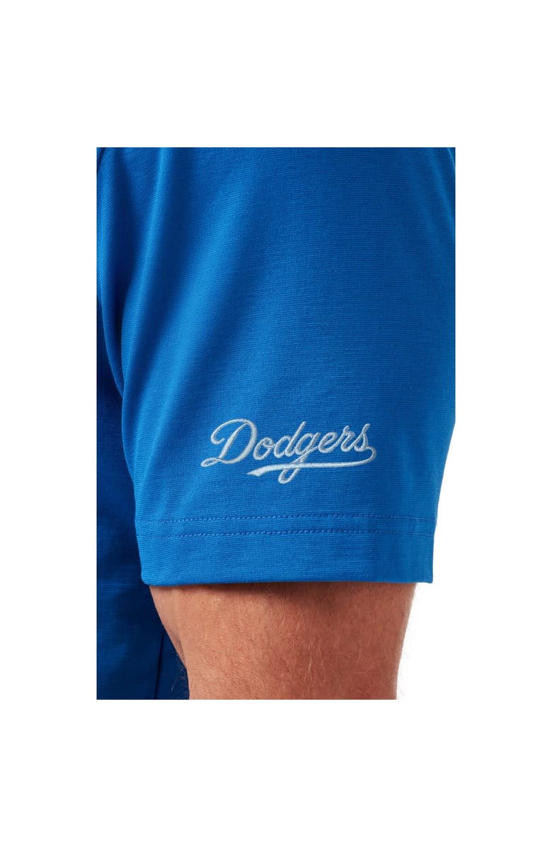 TravisMathew Men's TravisMathew Royal Los Angeles Dodgers The Heater Polo, Alternate, color, 