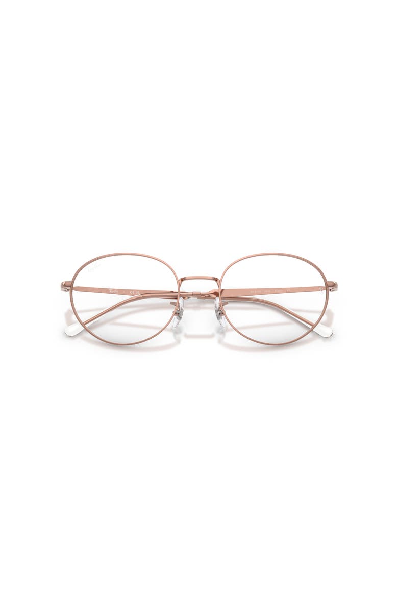 52mm Oval optical glasses, Alternate, color, Copper