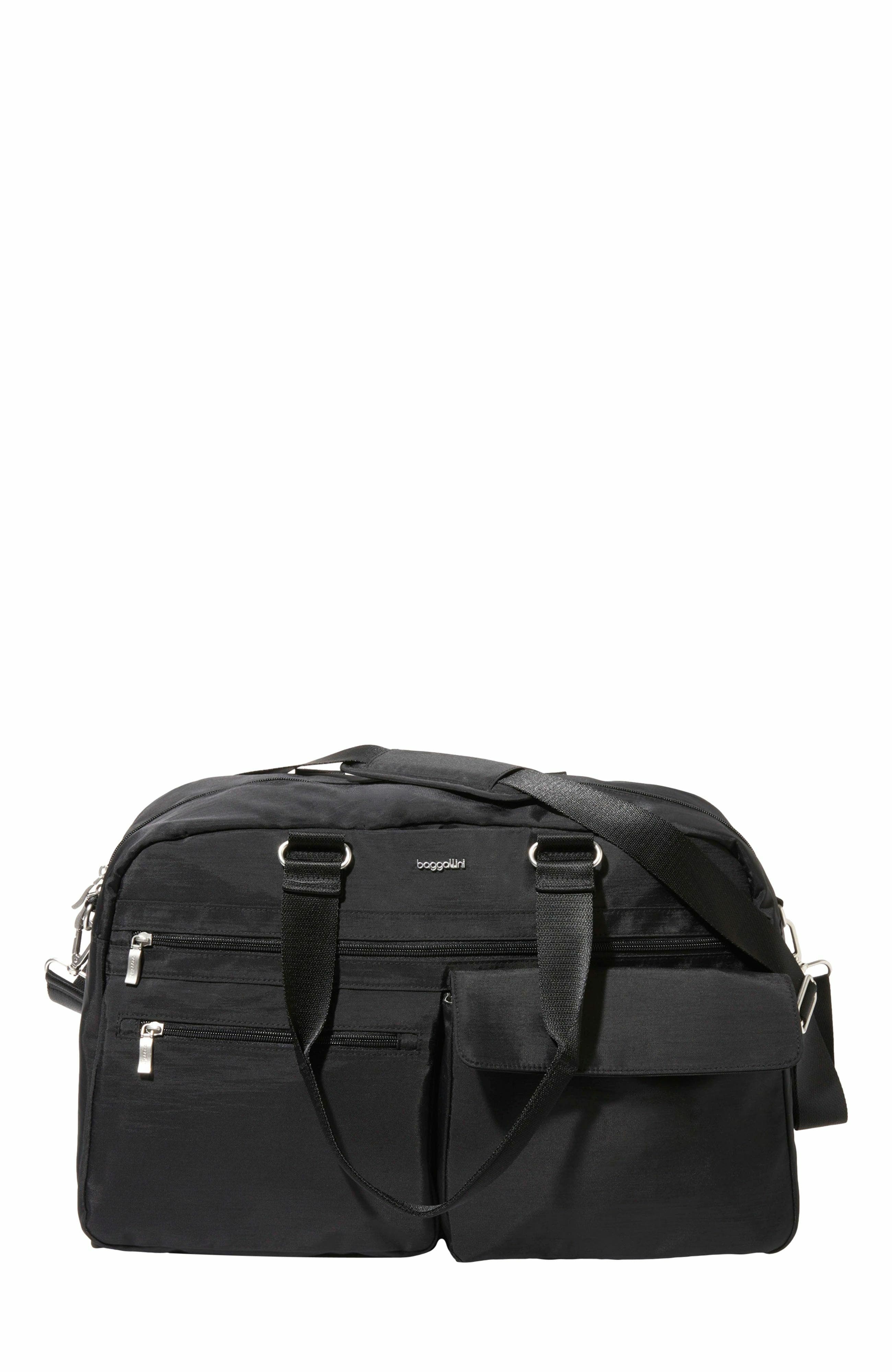 Modern Everywhere Travel Duffel Weekender Bag, Alternate, color, Black