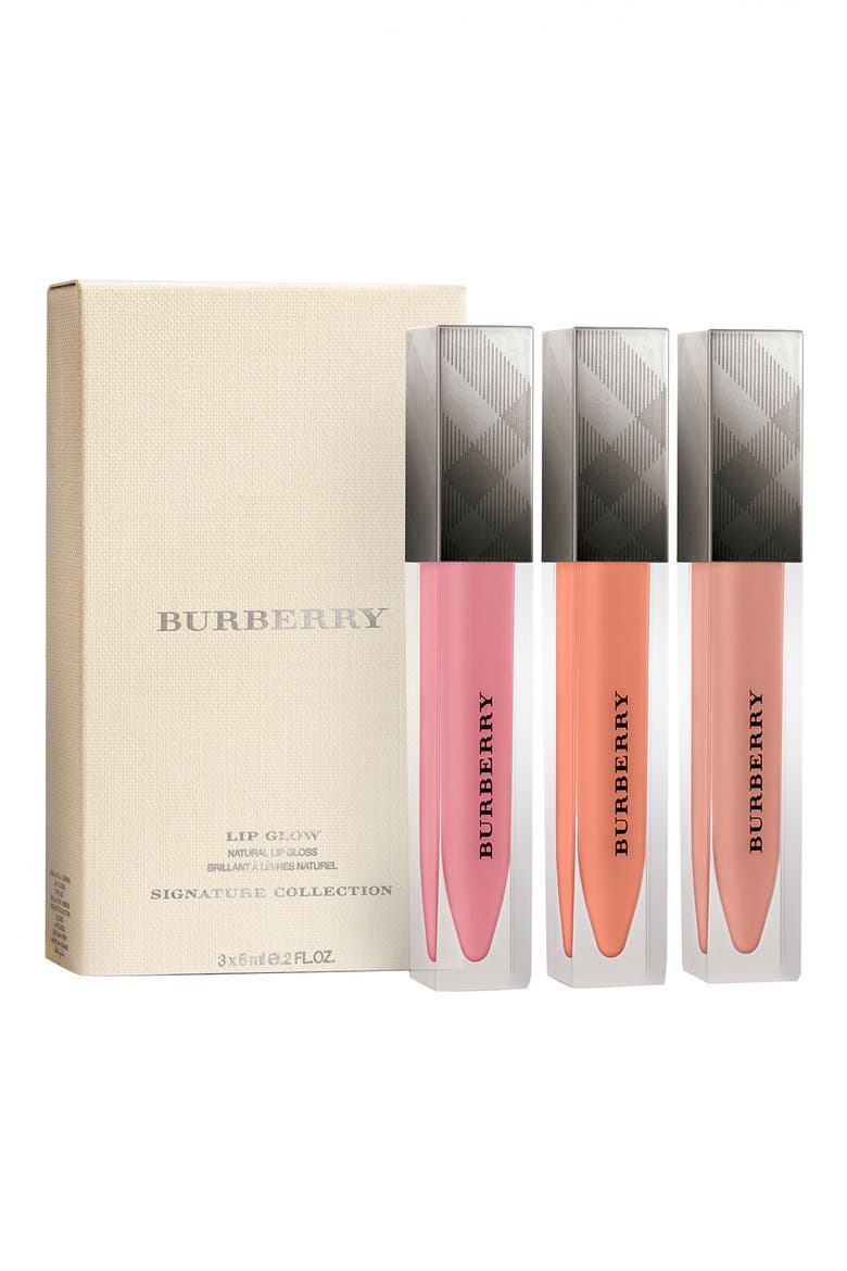 'Lip Glow' Natural Lip Gloss Set, Main, color, NO COLOR
