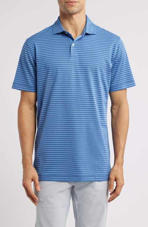Crown Crafted Mezzo Stripe Performance Polo