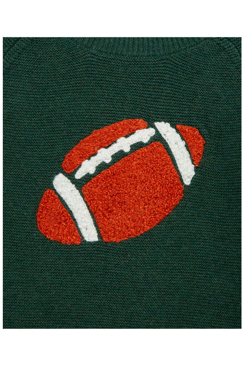 Football Cotton Sweatshirt & Sweatpants Set, Alternate, color, GREEN