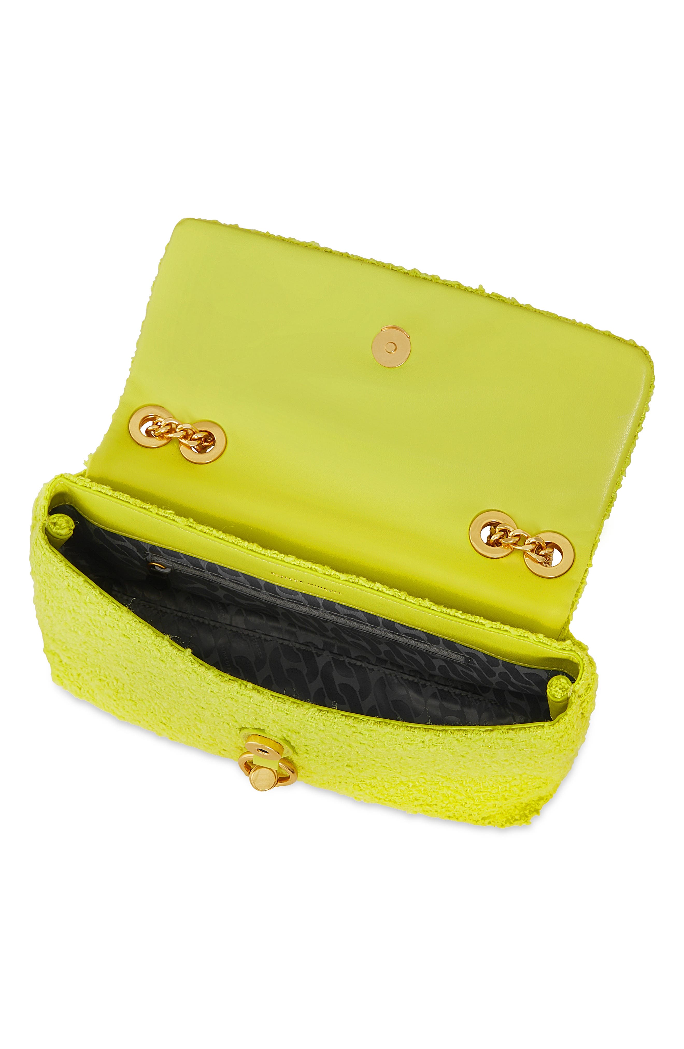 Rebecca Minkoff Medium Edie Tweed Convertible Crossbody Bag, Alternate, color, 