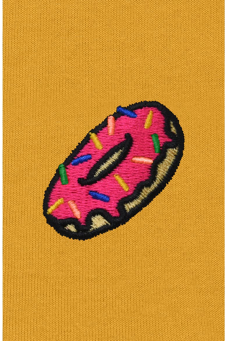 Donut Zip Hoodie, Alternate, color, Gold