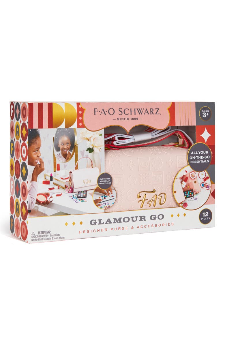 FAO Schwarz Glamour Purse Set, Alternate, color, Light/ Pastel Pink