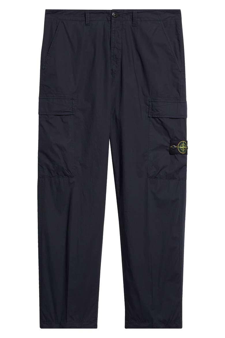 Cotton Stretch Cargo Pants, Alternate, color, NAVY BLUE