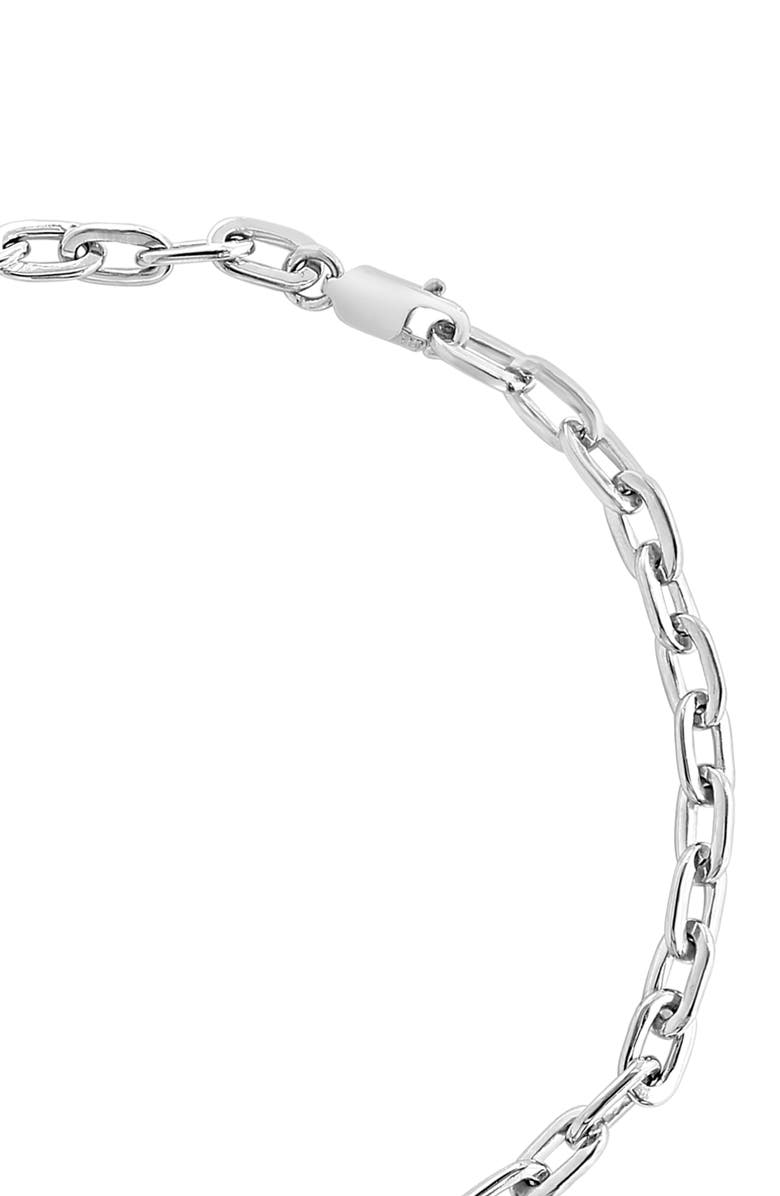 EFFY Sterling Silver Pavé Diamond Heart Bracelet - 0.26ct., Alternate, color,