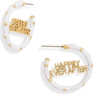 BaubleBar x Disney® Mickey Mouse Happily Ever After Hoop Earrings