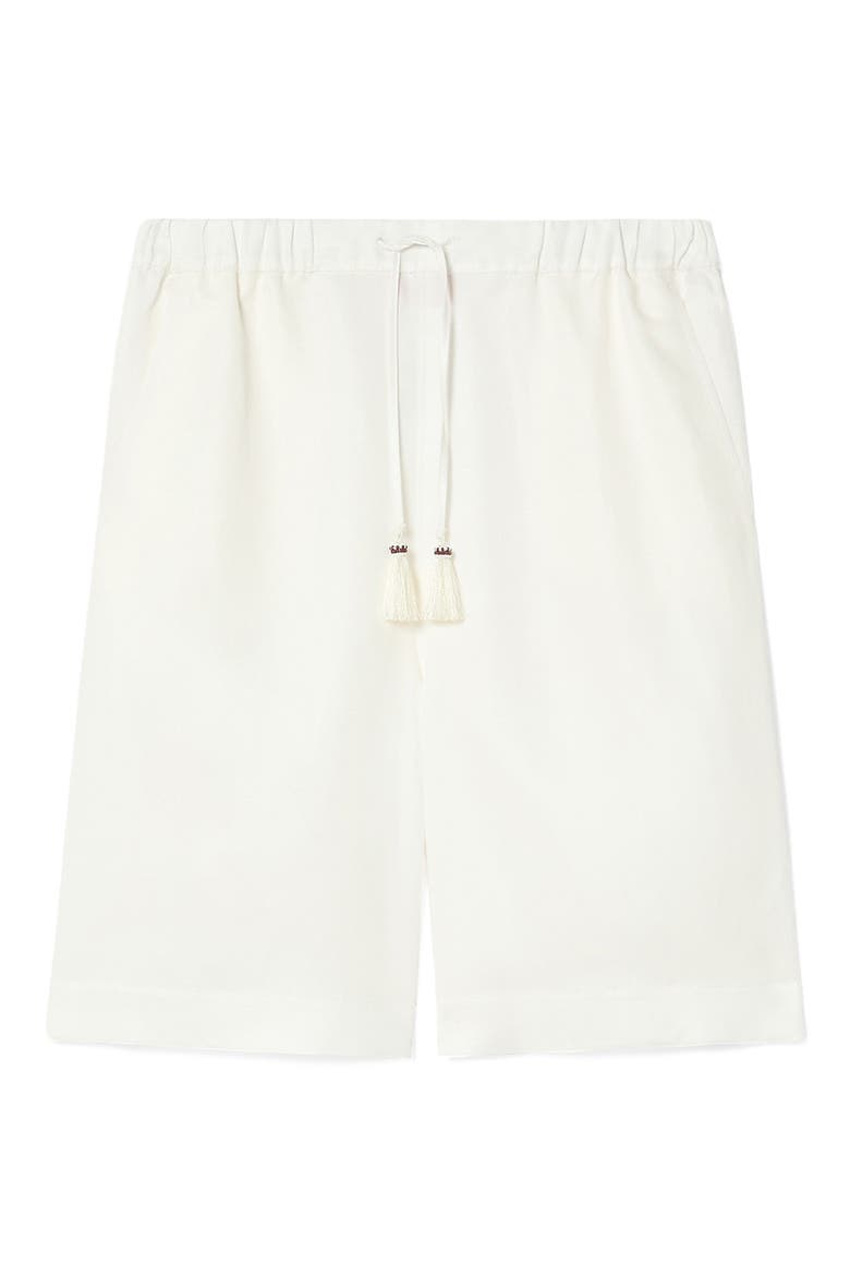 Spugna Drawstring Shorts, Alternate, color, IVORY