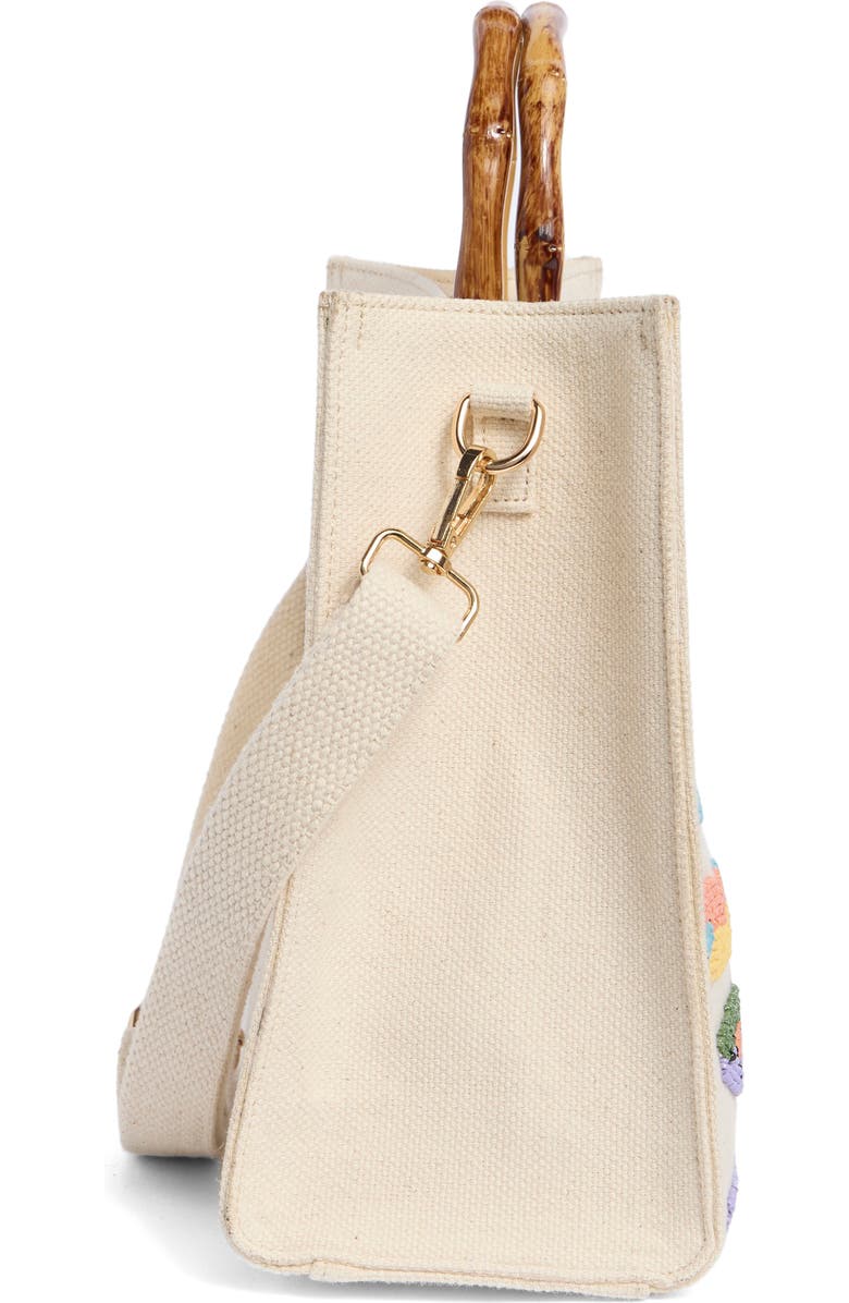 Collection XIIX Beaded Sardine Top Handle Bag, Alternate, color, Natural