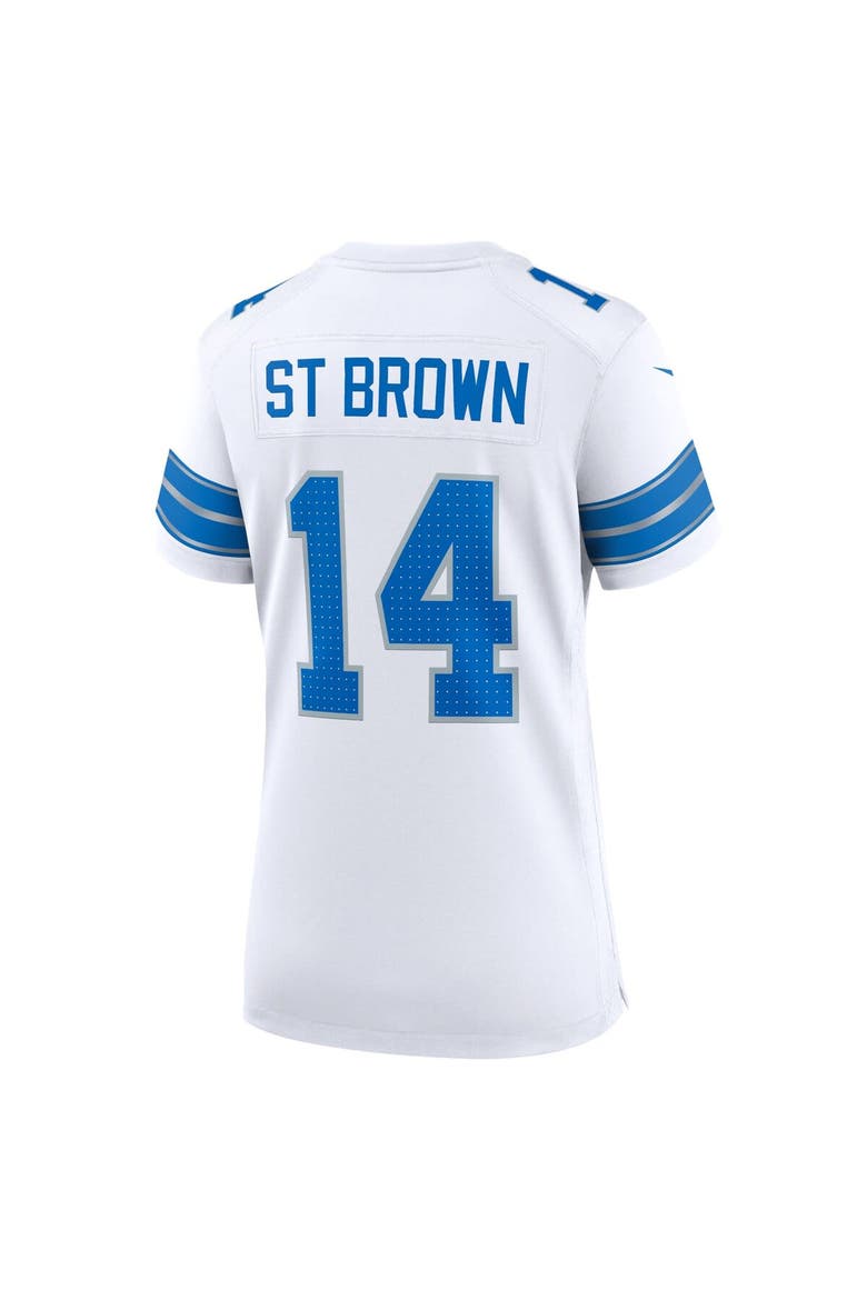 Women's Nike Amon-Ra St. Brown White Detroit Lions White Game Jersey, Alternate, color, White