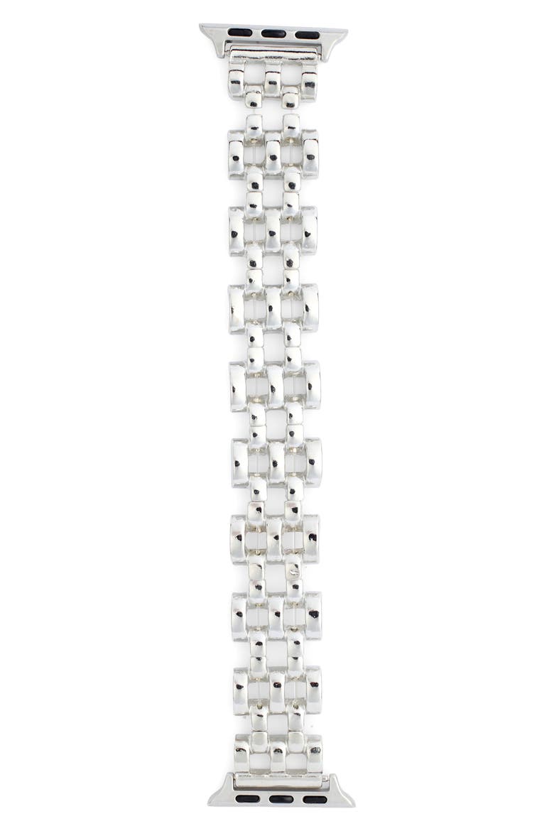 Chainlink Smart Watch Strap, Main, color, SILVER