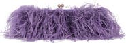 Jeffrey Campbell Animal Feather Clutch