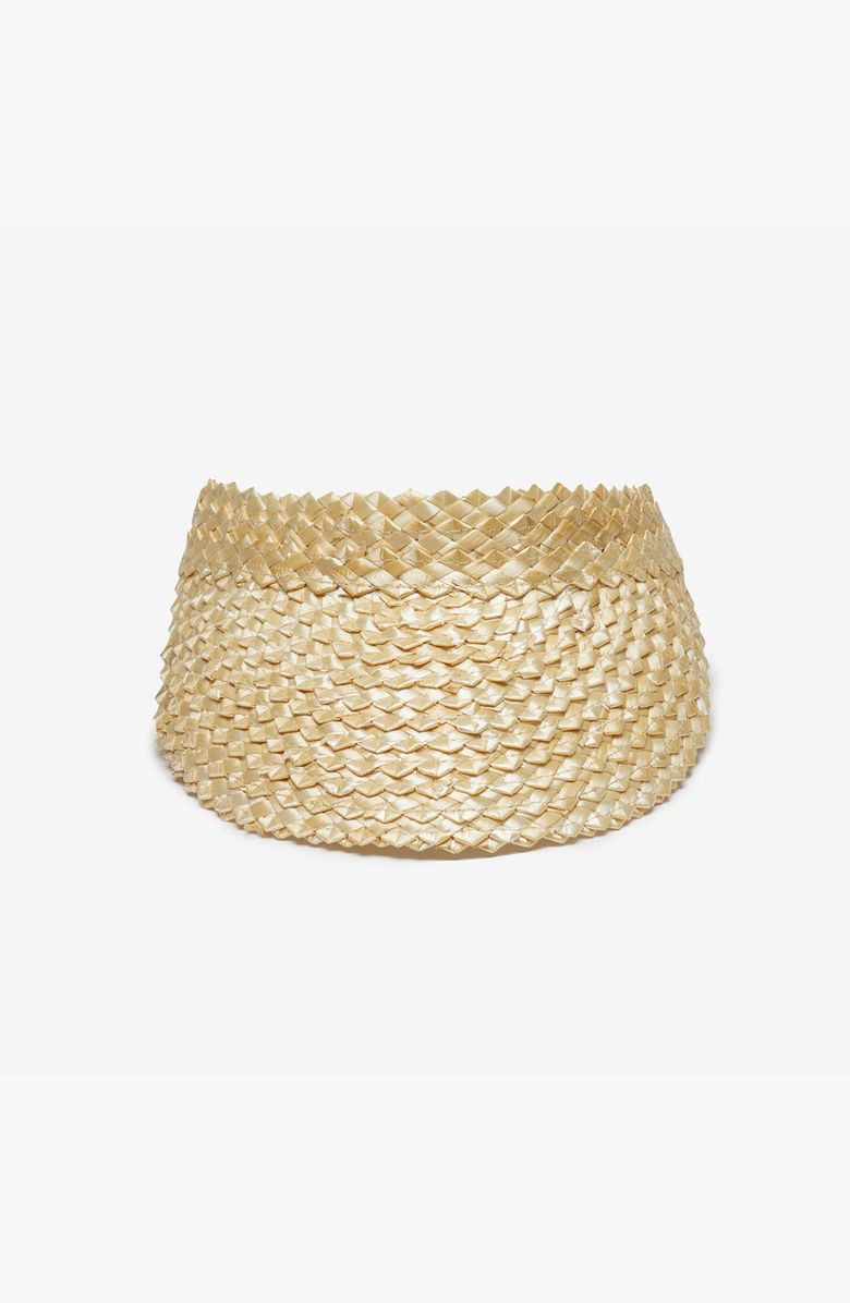 W Y E T H Effie Straw Visor, Alternate, color, Natural