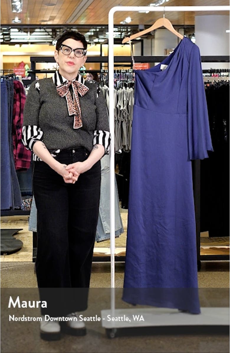 Keely One-Shoulder Gown, sales video thumbnail