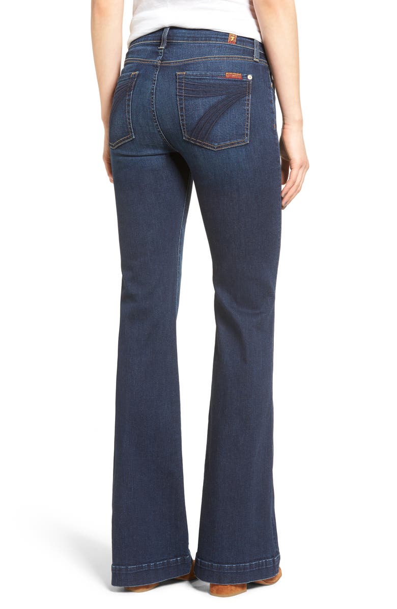 7 For All Mankind <sup>®</sup> Dojo High Waist Wide Leg Jeans, Alternate, color, 
