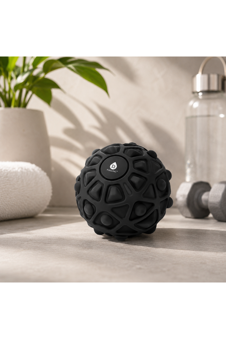 Vibrating Massage Ball, Alternate, color, Black