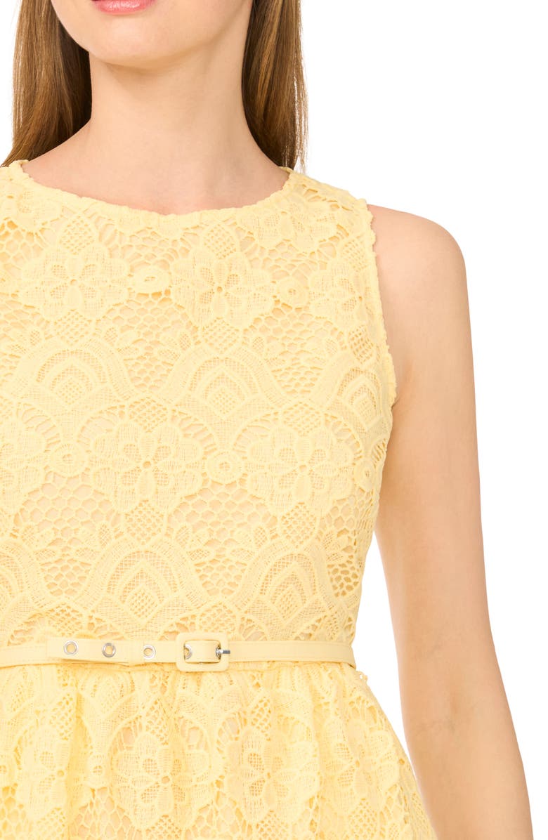 Ted Baker Meli Lace Sleeveless Maxi Dress, Alternate, color, Creamed Corn