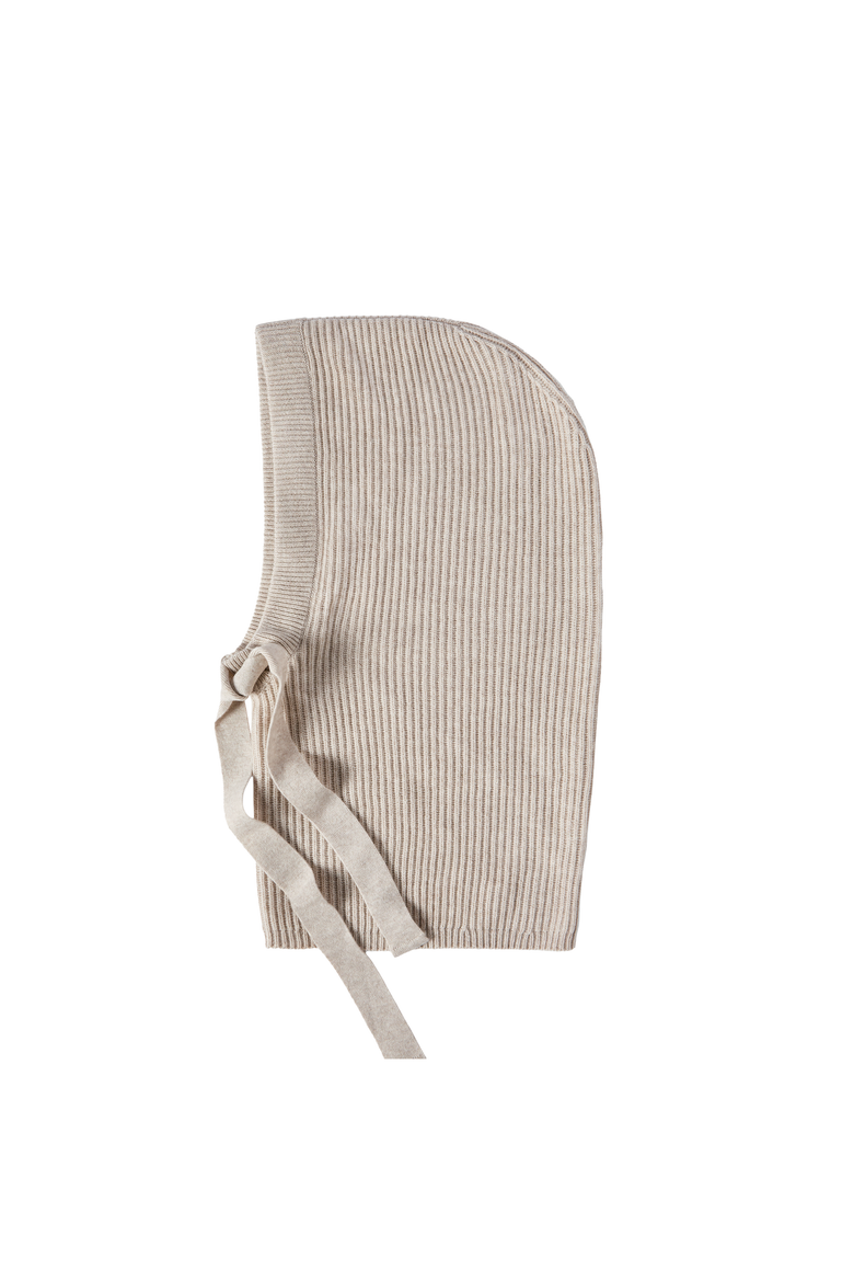 Cashmere English rib knit balaclava, Alternate, color, Panama