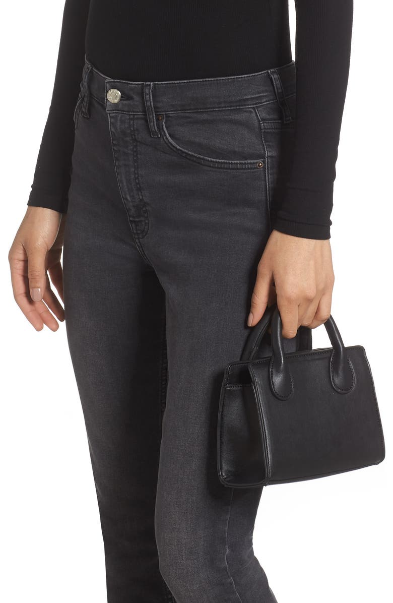 Malibu Skye Faux Leather Structured Mini Crossbody, Alternate, color,