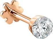 MARIA TASH Invisible Diamond Threaded Stud Earring