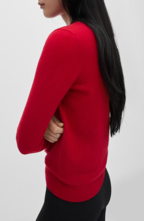 Shop Mango Cashmere Sweater In Red