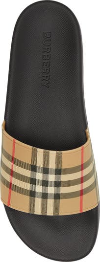 Furley Check Slide Sandal