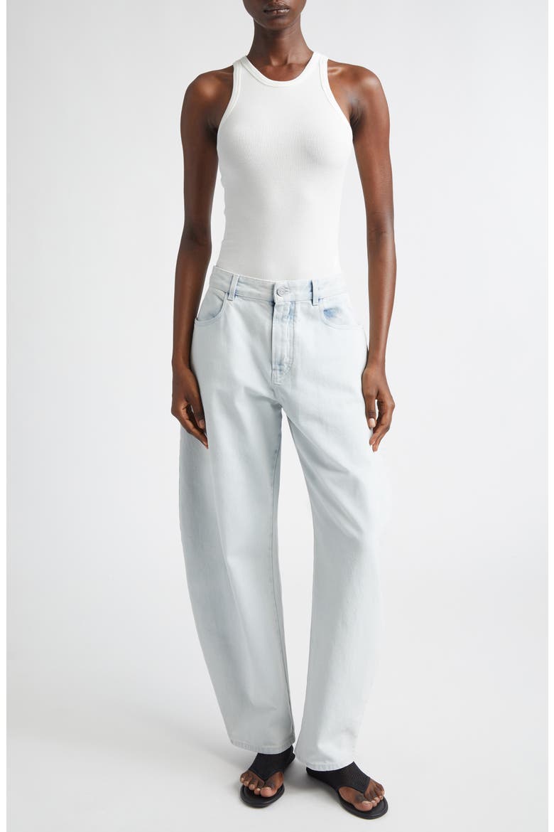 Rib Bodysuit, Alternate, color, BLANC CASSE