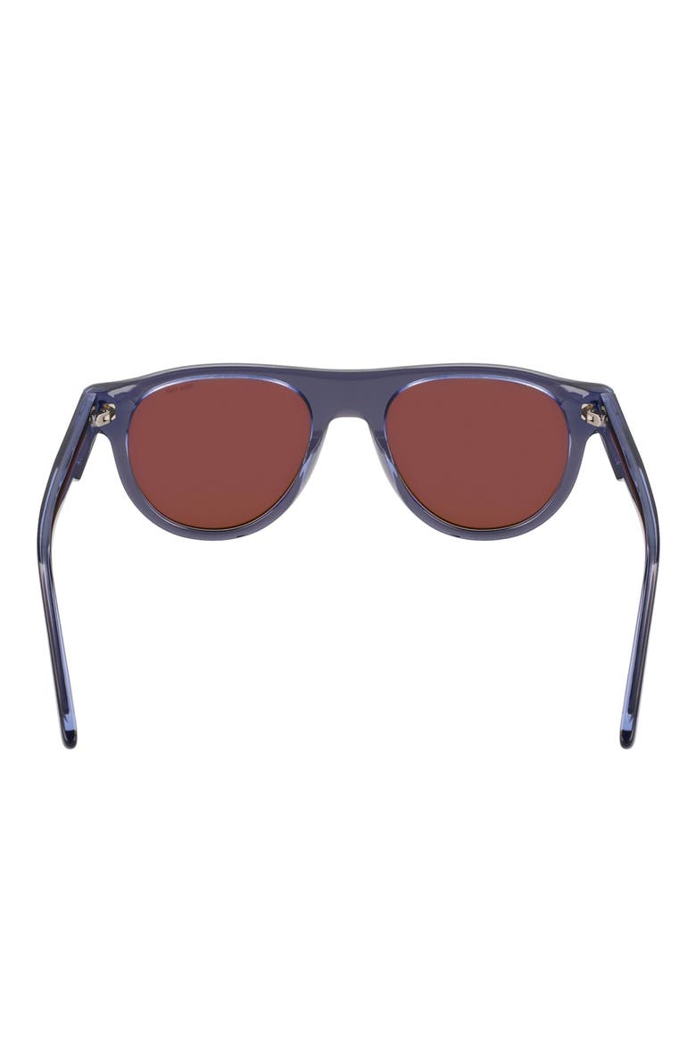 Crescent III 54mm Round Sunglasses, Alternate, color, SMOKE / AMBER
