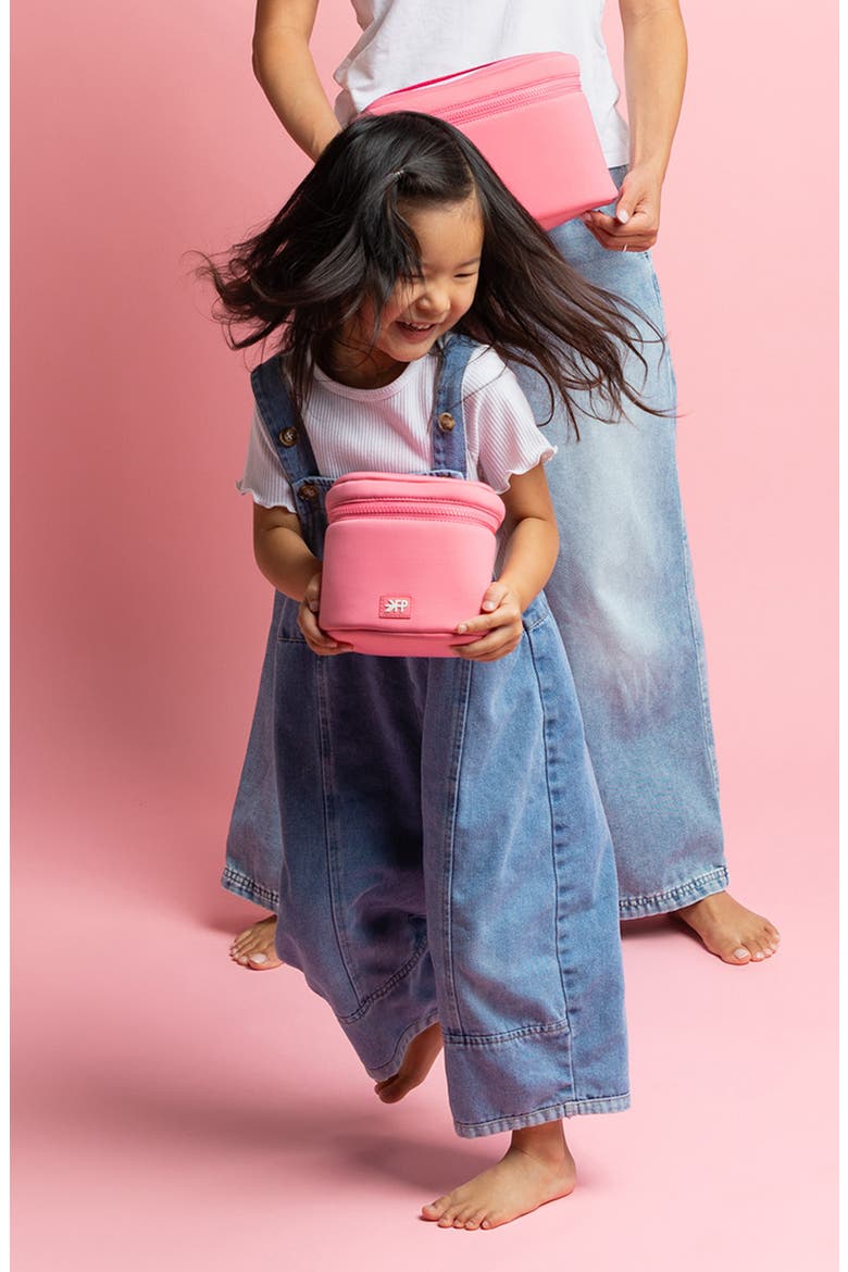 x Barbie™ Seoul Small Catchall Bag, Alternate, color, BRIGHT PINK