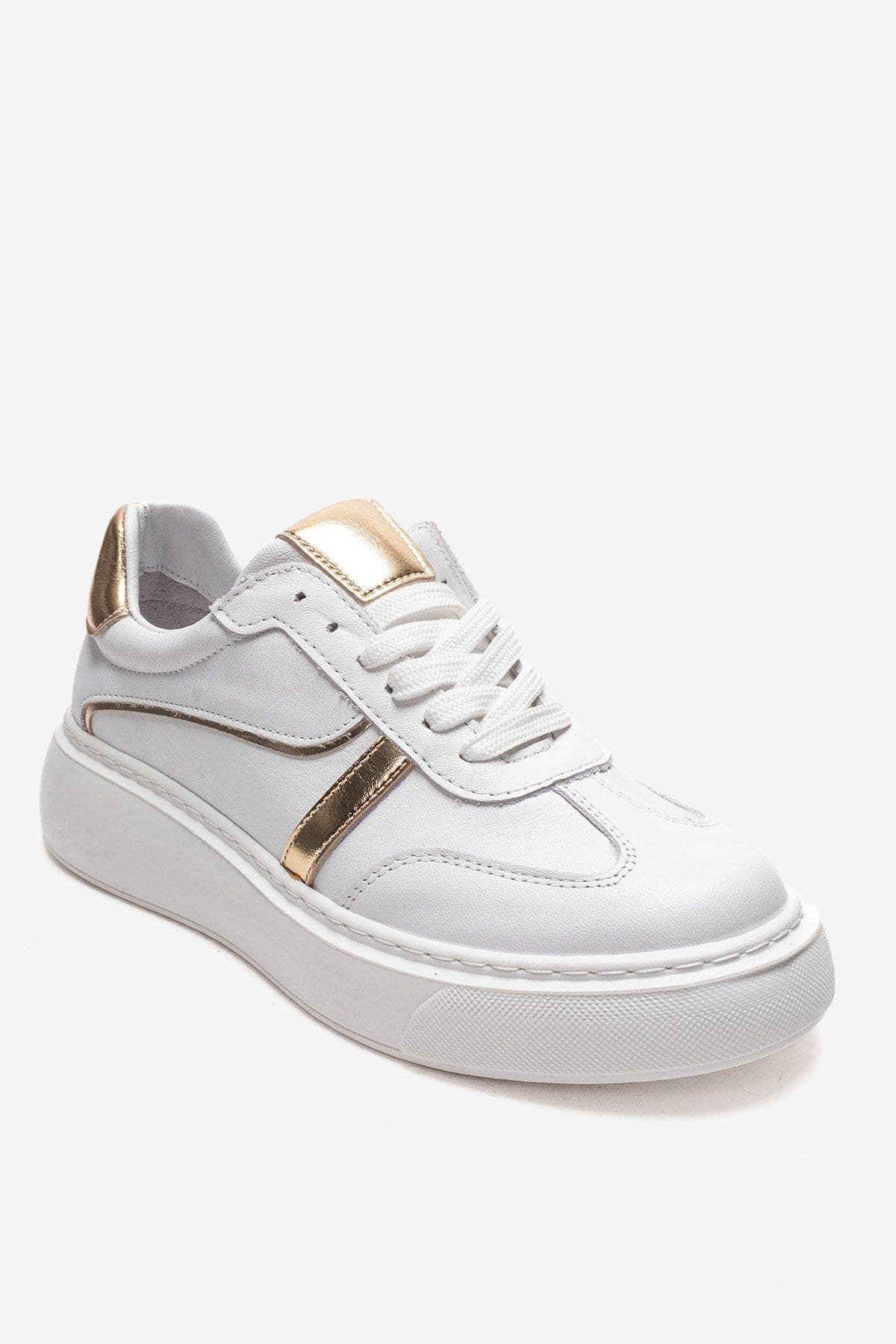 Forever & Always Shoes Ivara Leather Everyday Sneaker, Alternate, color, White