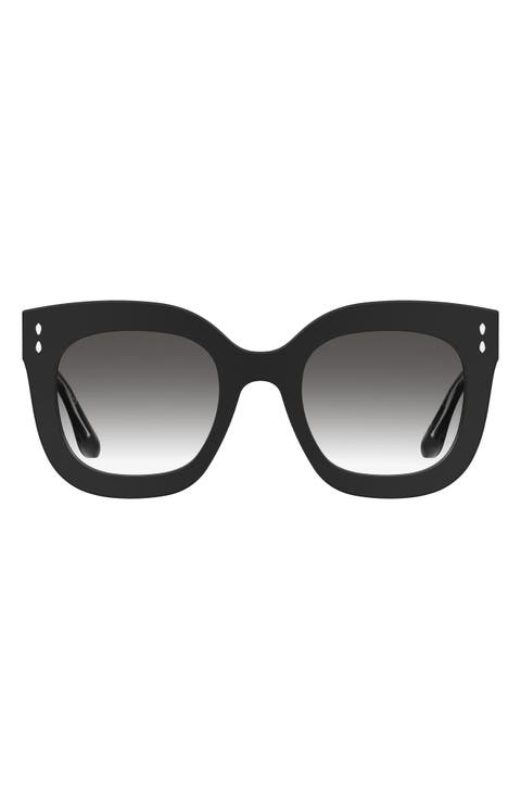 52mm Square Sunglasses