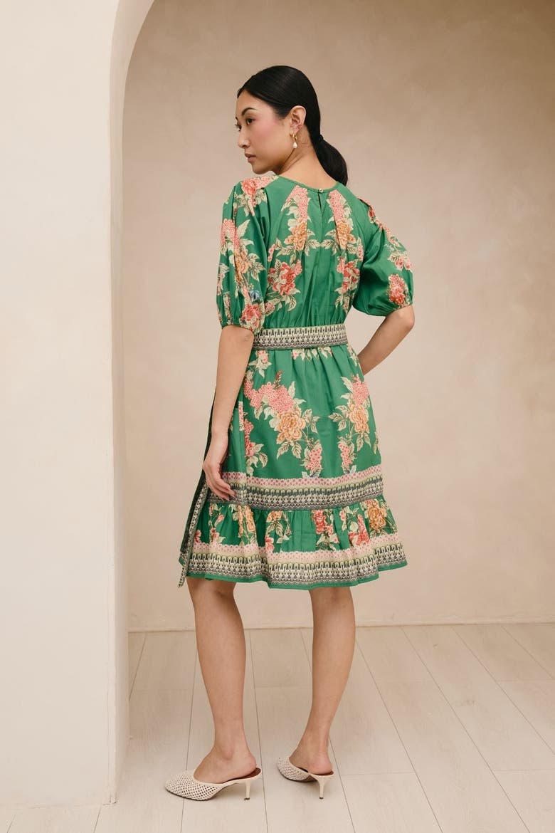 Petula Green Dress, Alternate, color, Green