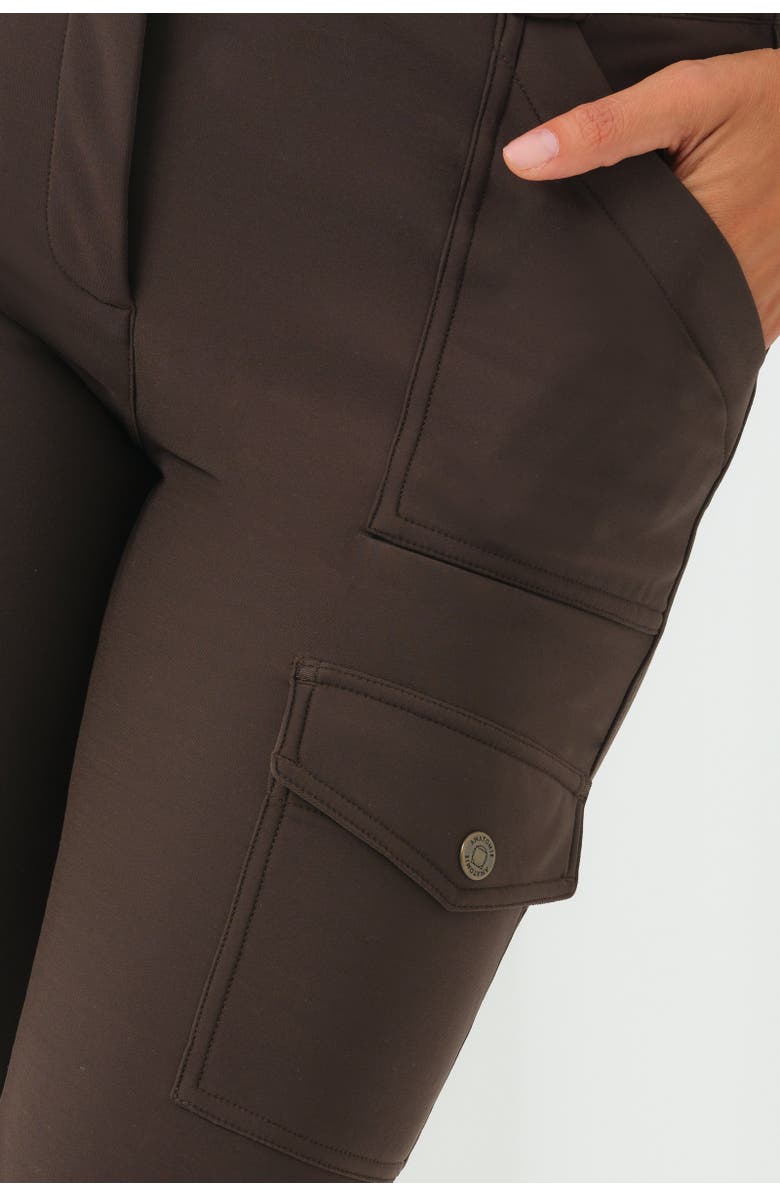 Anatomie Kate Cozy Fleece-Lined Travel Pant, Alternate, color, Espresso