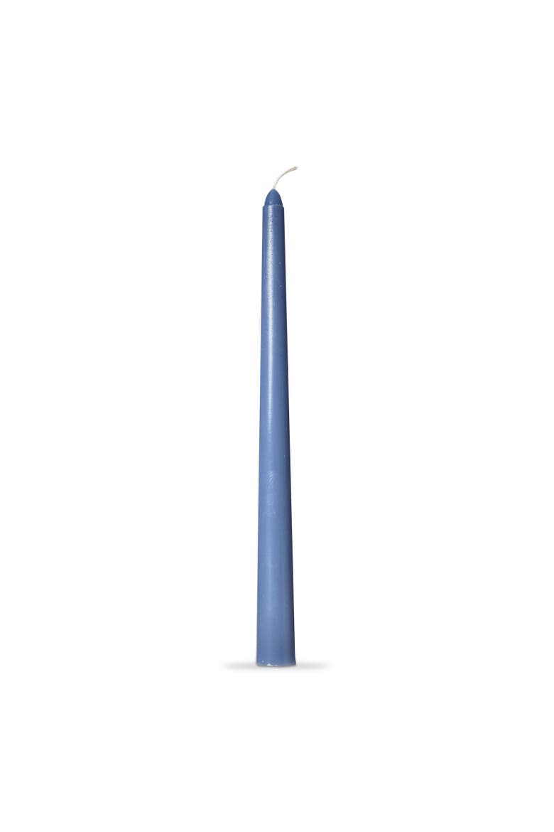 Color Studio Traditional Taper Candles Blue Denim Set of 4, Alternate, color, Blue