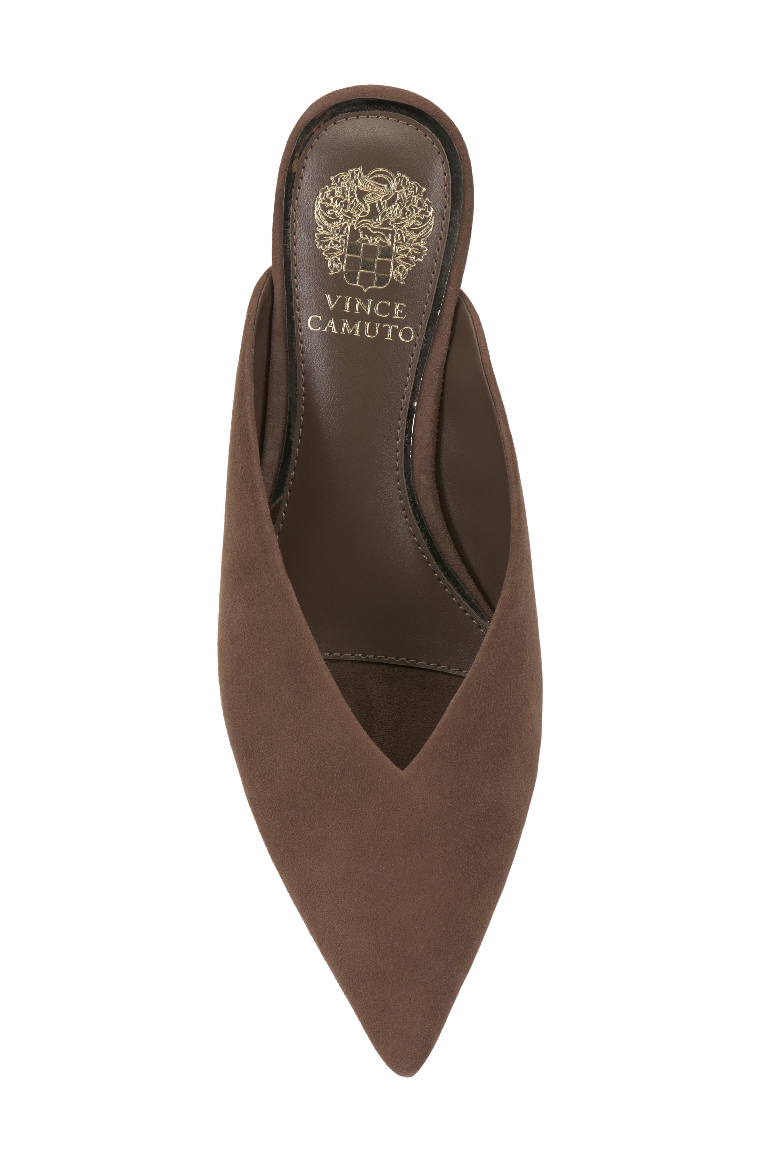 Vinia Pointed Toe Wedge Mule, Alternate, color, TOASTED TAUPE