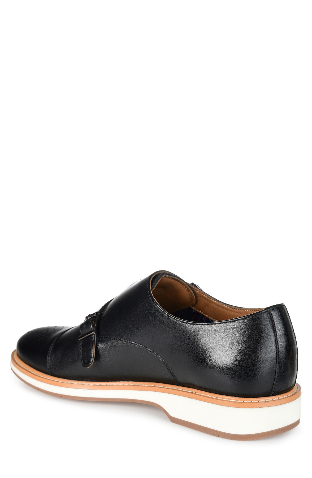 Thomas & Vine Ransom Cap Toe Monke Strap Leather Derby, Alternate, color, 