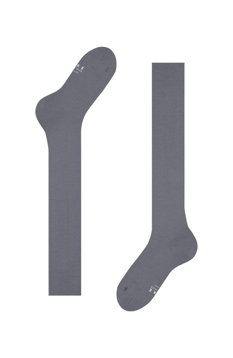 Falke Energizing Wool Compression Knee High Socks, Alternate, color, Pavement