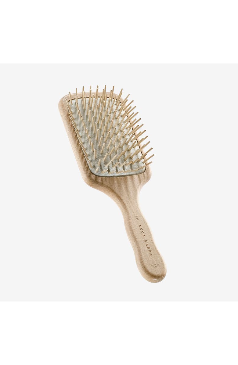 ACCA KAPPA Natura Paddle Brush - Wooden Pins, Alternate, color, Wood