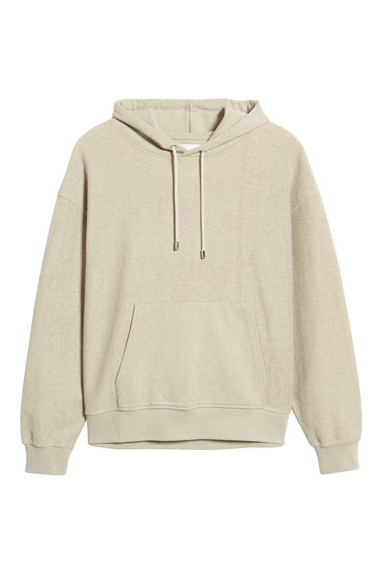 Reversed Hoodie Sweatshirt, Alternate, color, DEEP FOG