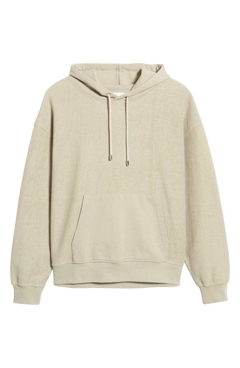 FRAME Reversed Hoodie Sweatshirt, Alternate, color, Deep Fog
