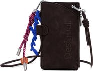 Desigual Faux Leather Crossbody Wallet