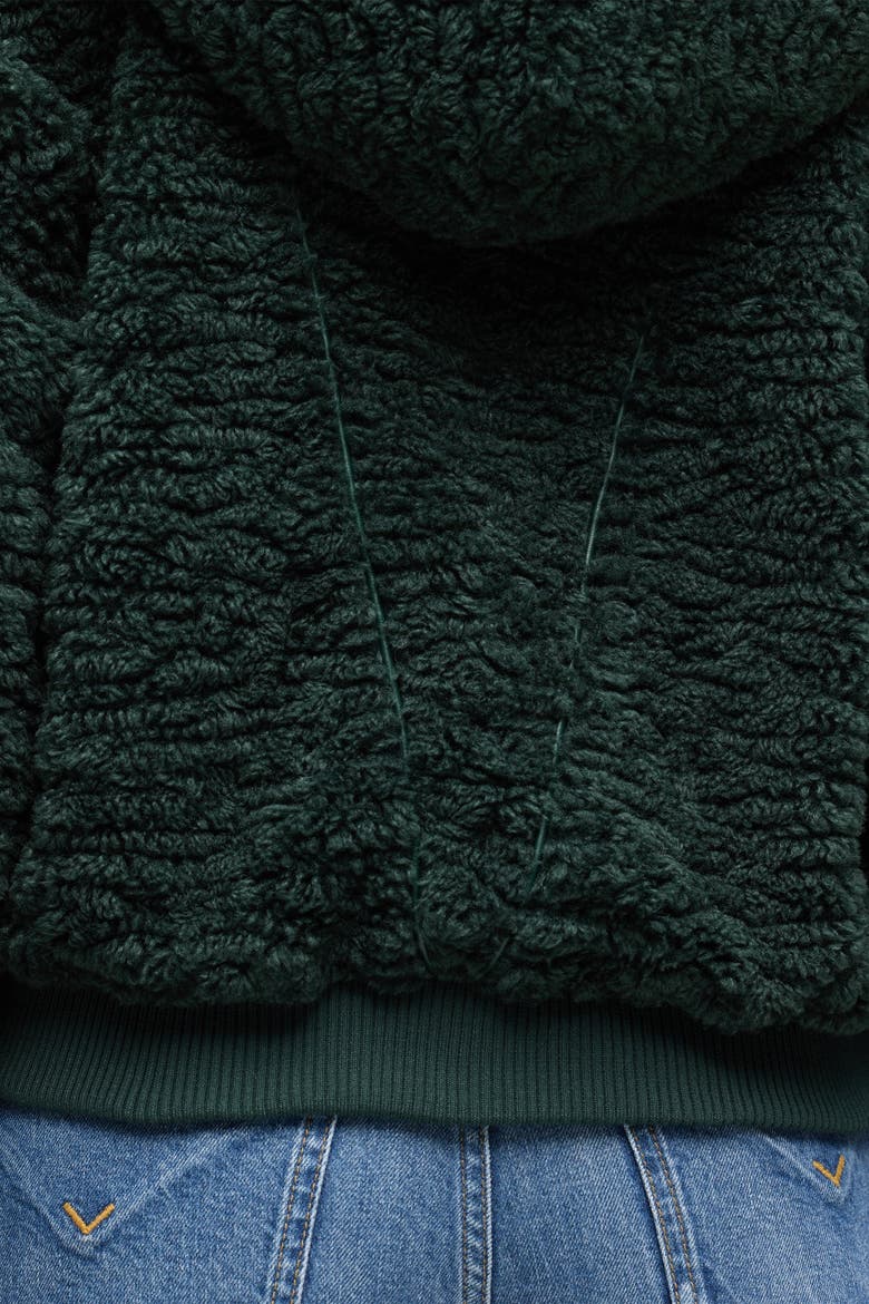 Hooded Zip Up Jacket, Alternate, color, DARKEST SPRUCE