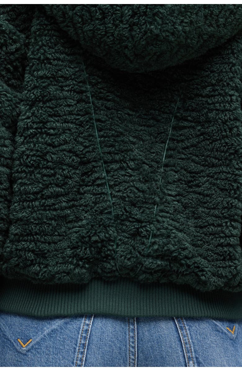 Hudson Jeans Hooded Zip Up Jacket, Alternate, color, Darkest Spruce