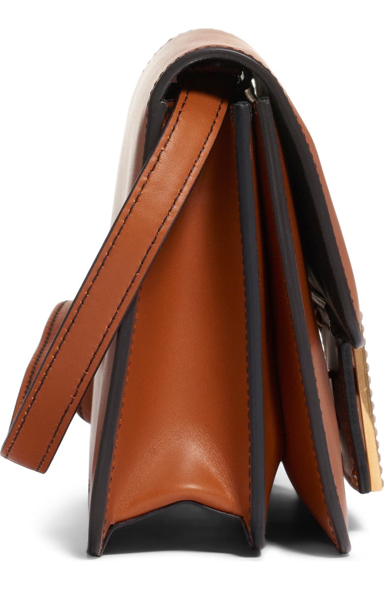 Fendi Fab Leather Crossbody Bag, Alternate, color,